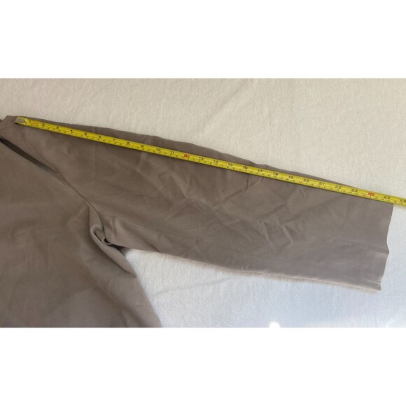 Vintage Bachrach 100% Silk Utility Chore Coat Jacket Men's XL Brown Tan *Flaws* - Picture 8 of 13